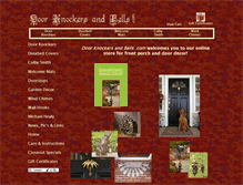 Tablet Screenshot of doorknockersandbells.com